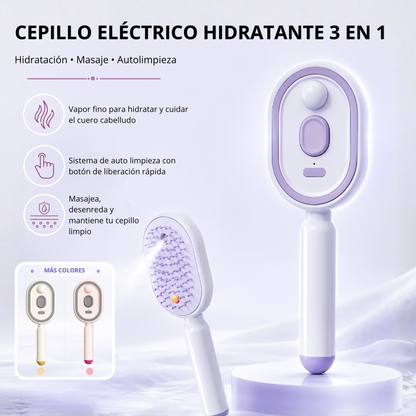 CEPILLO ELÉCTRICO HIDRATANTE 3 EN 1