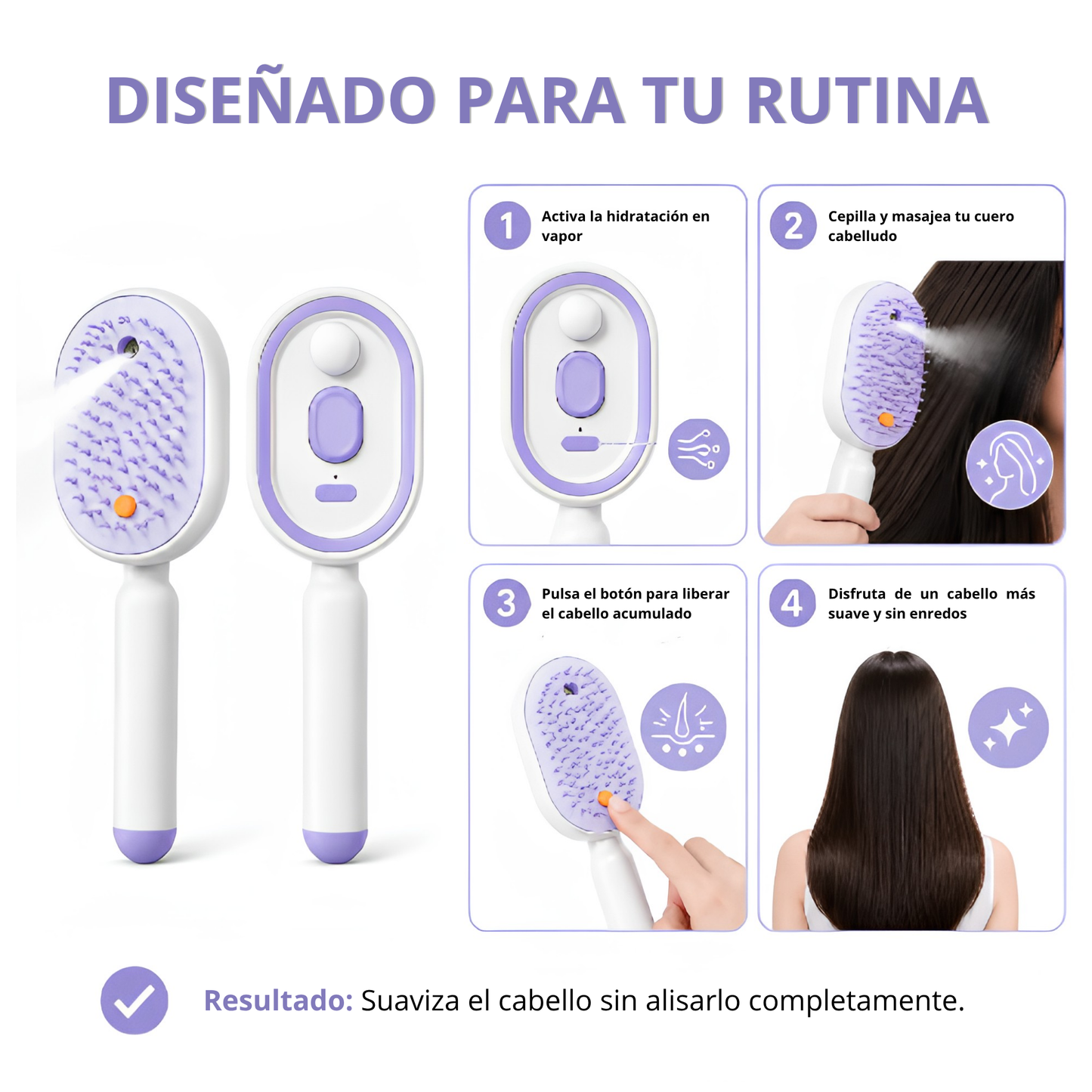CEPILLO ELÉCTRICO HIDRATANTE 3 EN 1